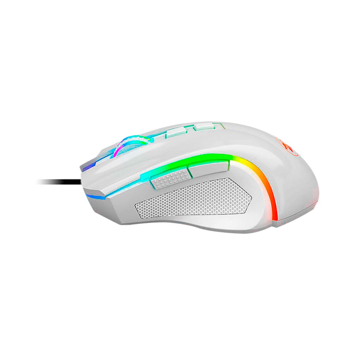 Mouse Gamer Redragon Griffin Lunar Branco RGB - M607W
